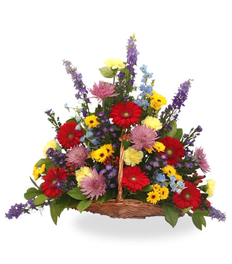 Colorful Fireside Basket