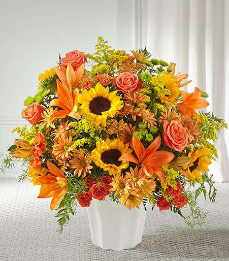 Harvest Thoughts Floor Basket